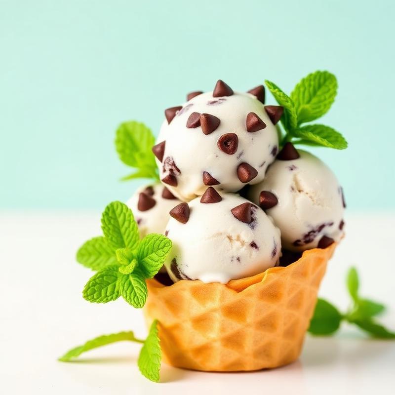 Mint Chip Splash ice cream