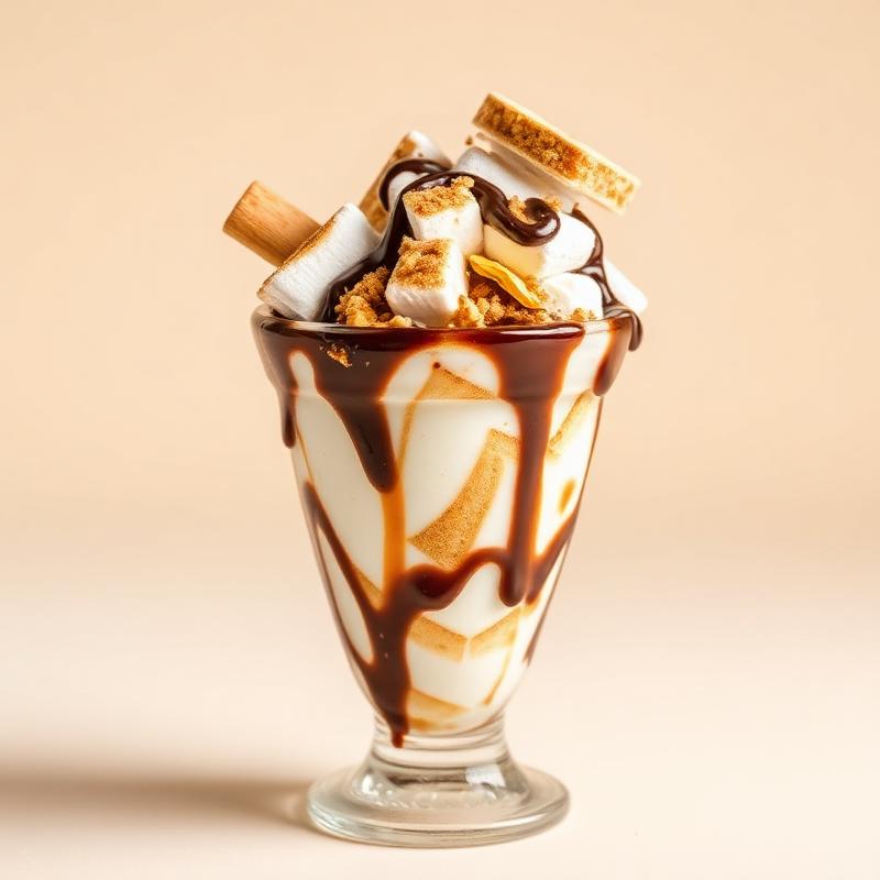 Campfire S'mores ice cream