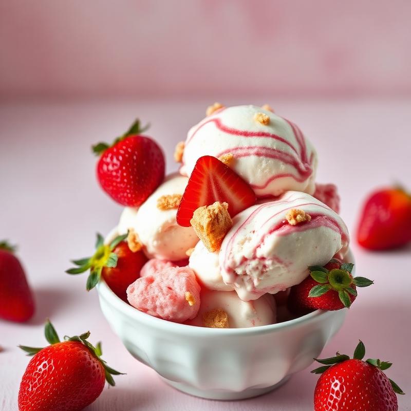 Strawberry Cheesecake ice cream