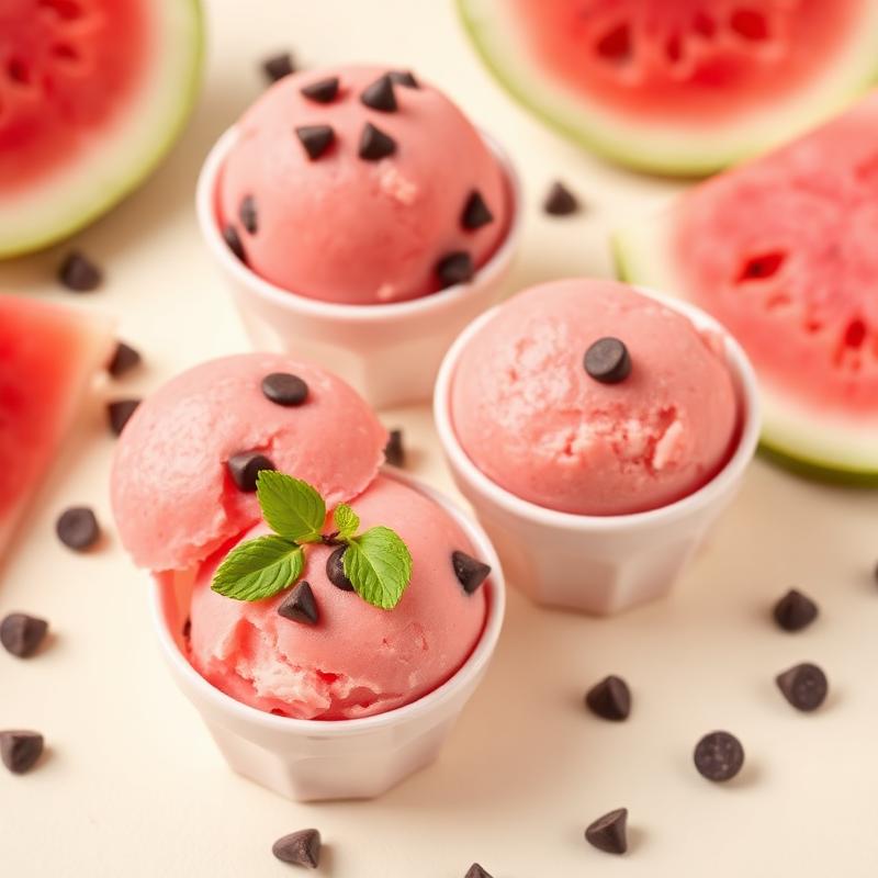 Watermelon Sorbet ice cream